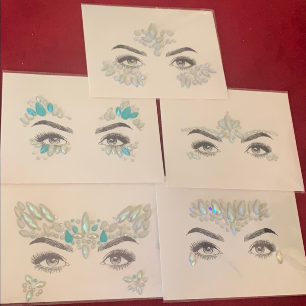 5 beautiful face jewels 💎
